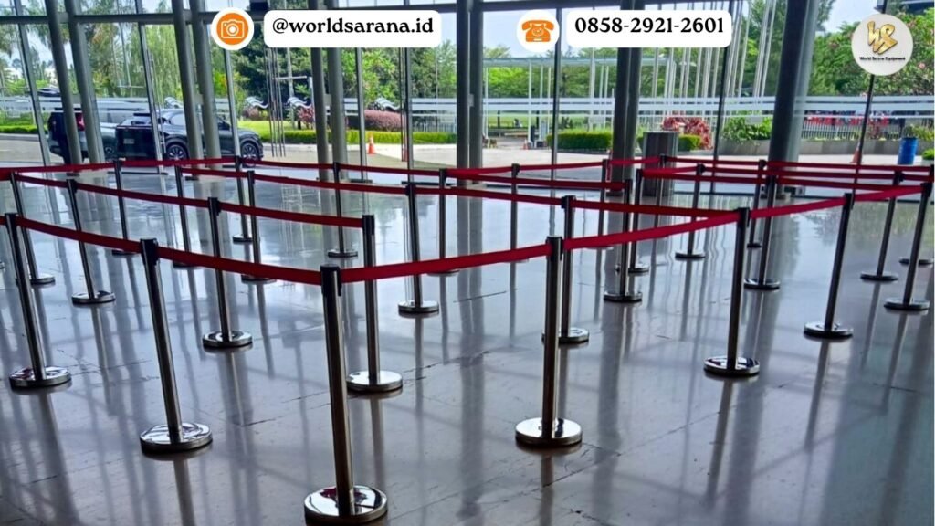 SEWA TIANG ANTRIAN JAKARTA PUSAT PROMO FREE ONGKIR