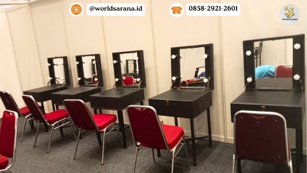 SEWA MEJA KACA RIAS WILAYAH JAKARTA SIAP PAKAI