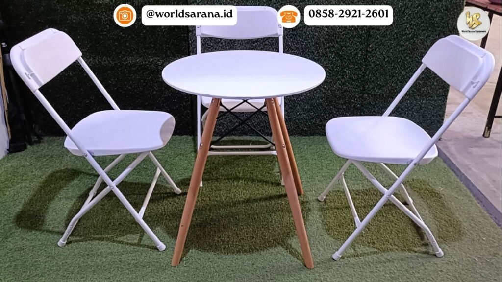SEWA KURSI LIPAT PUTIH JAKARTA