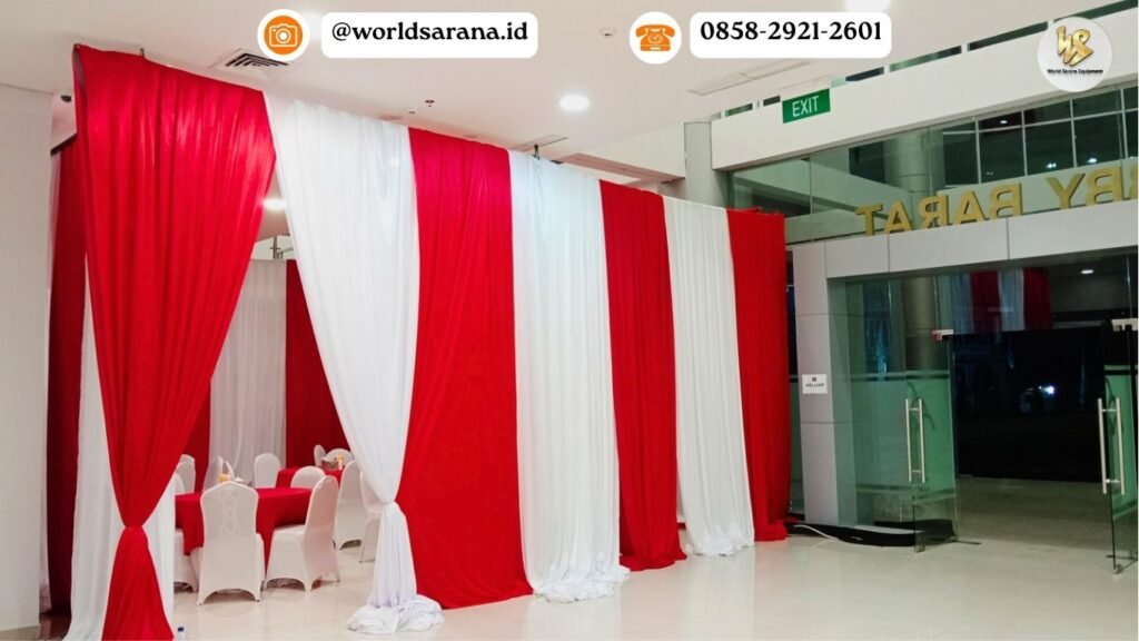 SEWA TIRAI MERAH PUTIH UNTUK DEKORASI HUT RI 2025