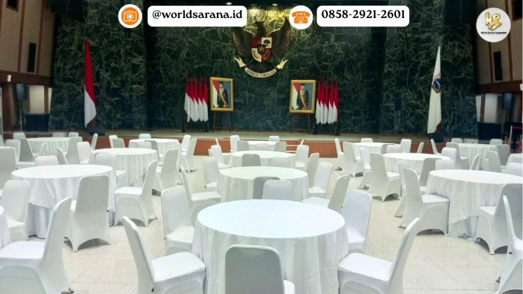 JASA SEWA ROUND TABLE DI BEKASI COCOK UNTUK ACARA KANTOR
