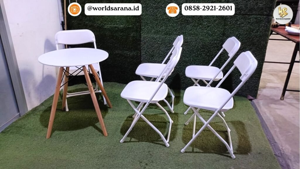 SEWA KURSI LIPAT PUTIH JAKARTA