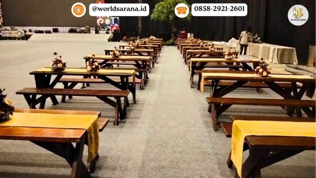 3 SEWA MEJA KURSI TAMAN JAKARTA HARGA TERJANGKAU TAMPIL MEWAH