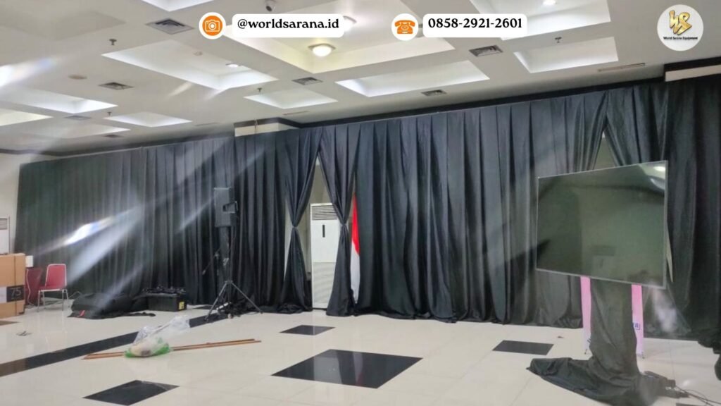 SEWA BLACK CURTAIN JAKARTA
