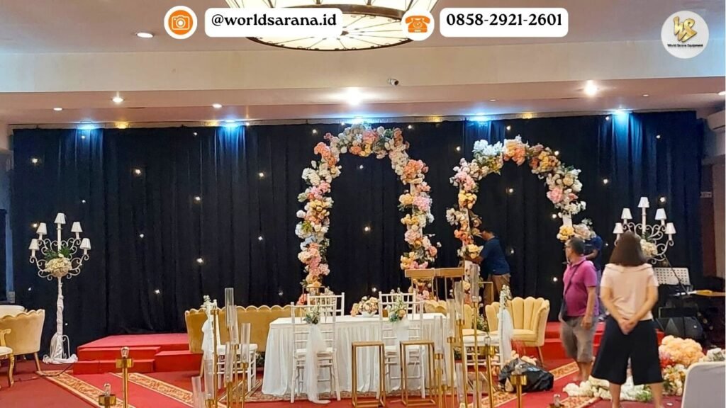 SEWA BLACK CURTAIN STARLIGHT JAKARTA