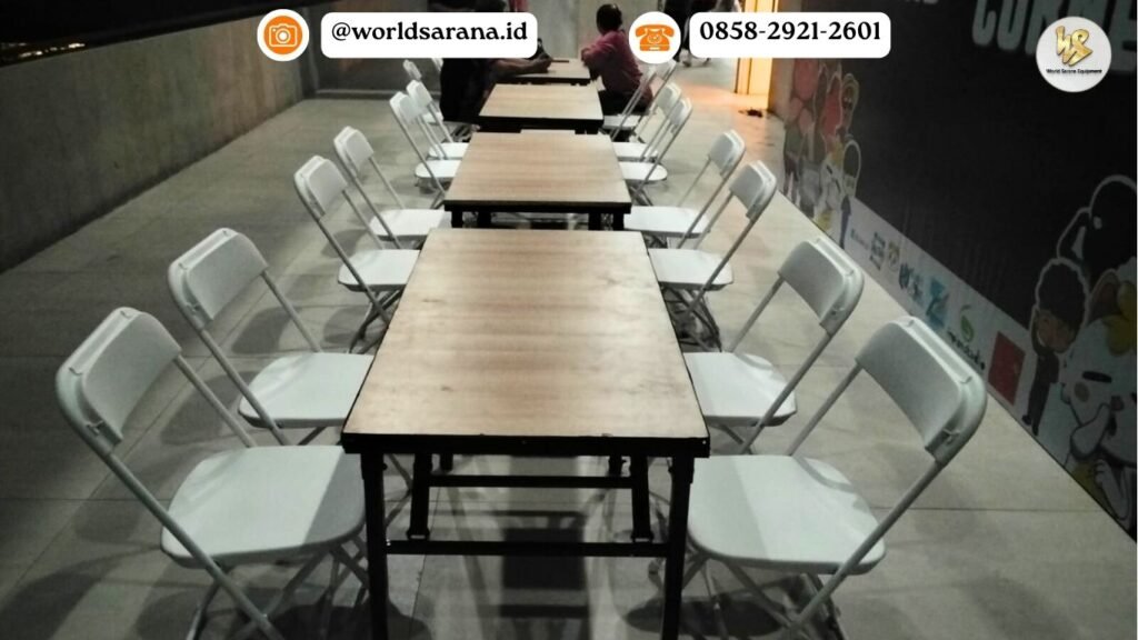 SEWA KURSI LIPAT PUTIH JAKARTA
