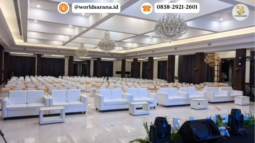 SEWA SOFA EVENT HUT RI JAKARTA