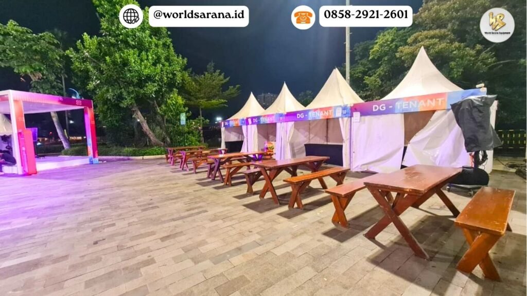 SEWA TENDA SARNAFIL & MEJA TAMAN SENAYAN JAKARTA