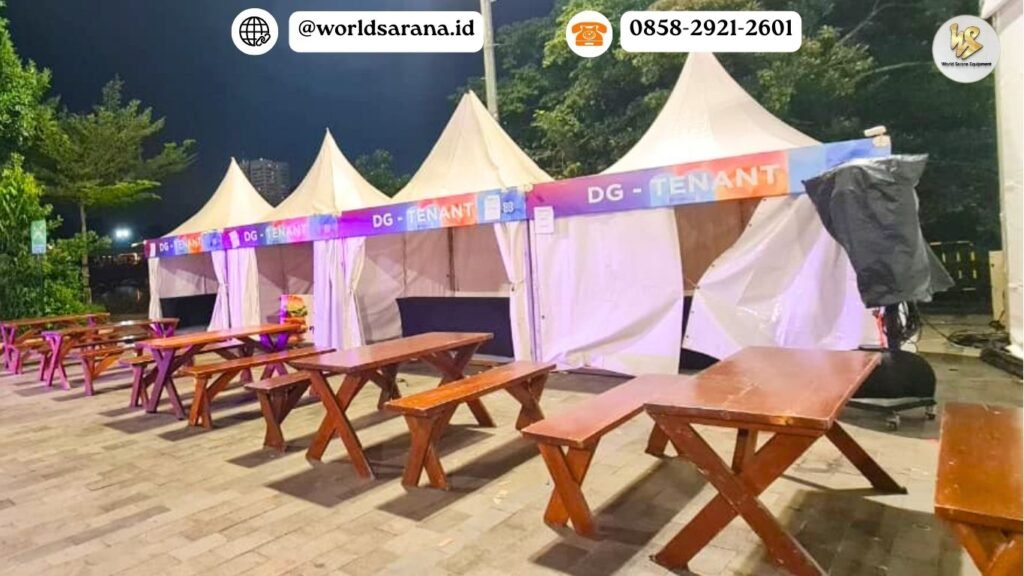 SEWA TENDA SARNAFIL & MEJA TAMAN SENAYAN JAKARTA