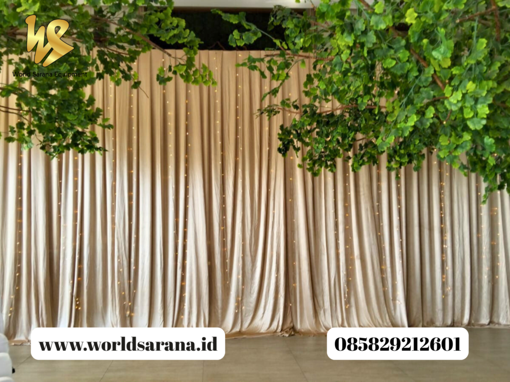 Sewa black curtain bsd tangerang selatan