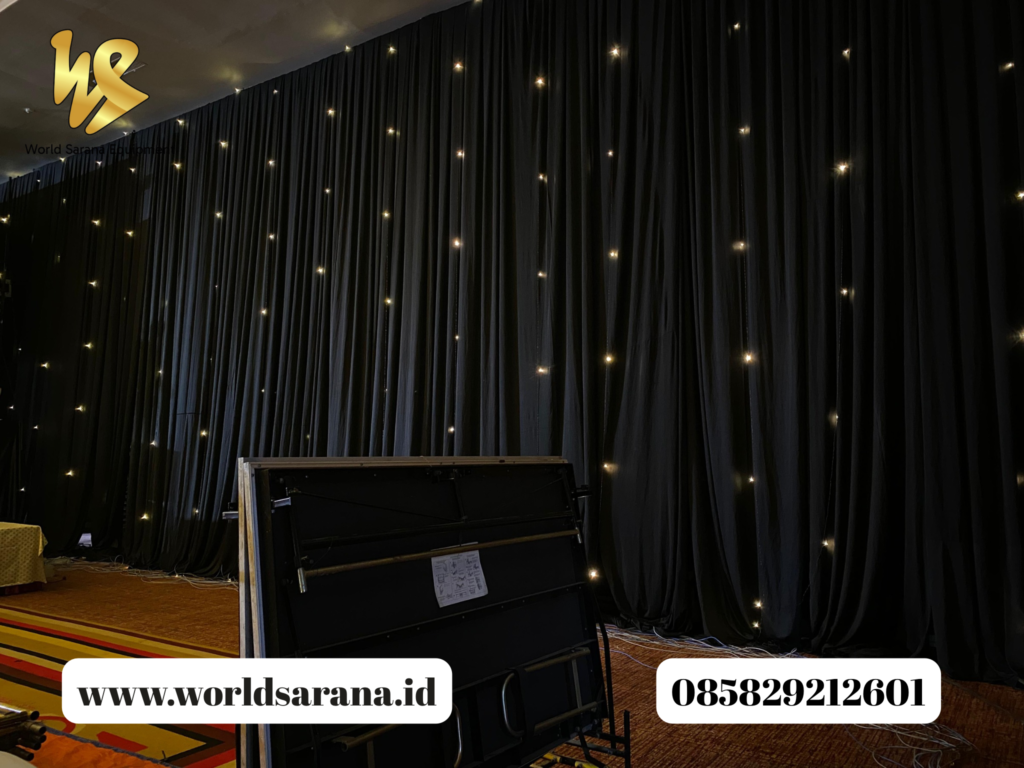 Sewa black curtain bsd tangerang selatan