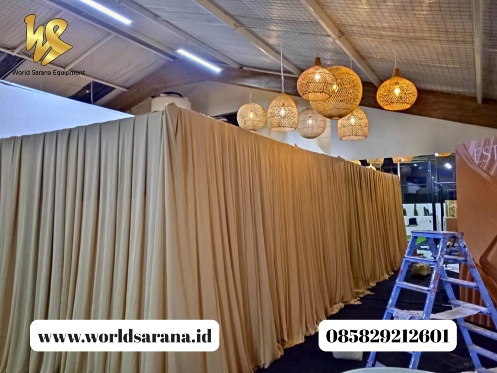 Sewa black curtain bsd tangerang selatan