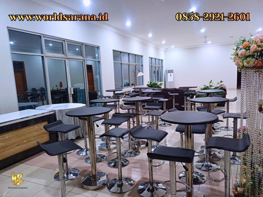 Sewa meja barstool event di jakarta